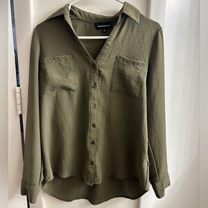 Fortune & Ivy Button-Up Blouse